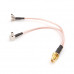 SMA Female to Y type 2 X  CRC9 cable