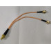 SMA Splitter Cable SMA Female to Dual SMA Male Cable SMA Adapter V Type y type WiFi Antenna Adapter Connector